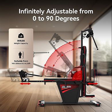 HARISON Inversion Table for Back Pain Relief with Remote Control, 300 lb Capacity (HRK-409Plus)
