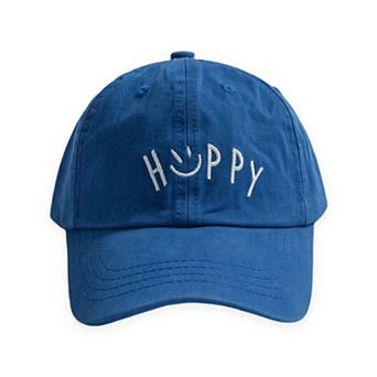 Embroidered Smile Baseball Cap Adjustable Cotton Dad Hat Casual Cute Everyday Hat