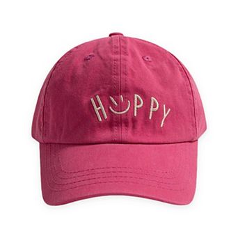 Embroidered Smile Baseball Cap Adjustable Cotton Dad Hat Casual Cute Everyday Hat