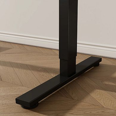 YIORTWO Electric Standing Desk, Height Adjustable Sit Stand Desk for Home Office