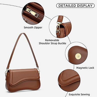 Small Shoulder Clutch Hobo Bag for Women, Trendy Underarm Handbag