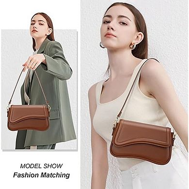 Small Shoulder Clutch Hobo Bag for Women, Trendy Underarm Handbag