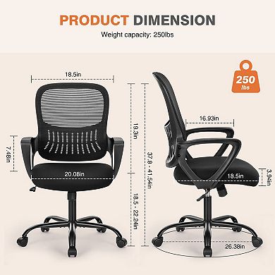 YIORTWO Tall Drafting Office Chair with Foot Ring, Fixed Armrests, Adjustable Height Swivel Chair