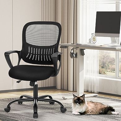 YIORTWO Tall Drafting Office Chair with Foot Ring, Fixed Armrests, Adjustable Height Swivel Chair