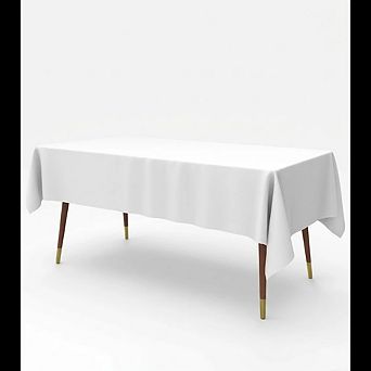 Plastic Disposable Tablecloths 10-Pack Rectangular Party & Wedding Cover