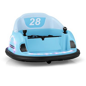 Toddler Bumper Car with 360 Spin and Music, 12V Electric Spin Toy