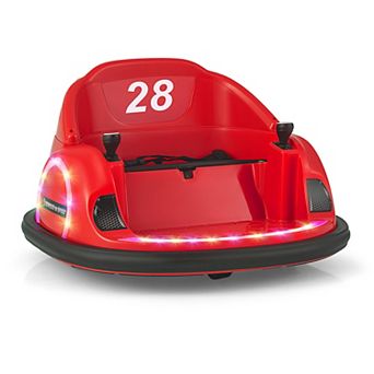 Toddler Bumper Car with 360 Spin and Music, 12V Electric Spin Toy