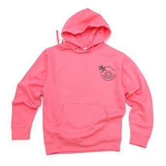 Embroidered Beach Sunset - Women's Graphic Hoodie