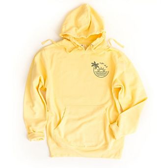 Embroidered Beach Sunset - Women's Graphic Hoodie