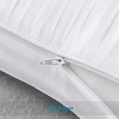 Stonecrest Cotton Strip Gusseted Pillow Protector (One Pair)