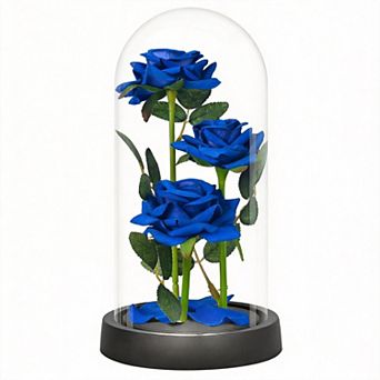 Glass Rose Gift For Mom Wife Girlfriend Birthday Anniversary