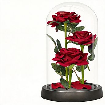 Glass Rose Gift For Mom Wife Girlfriend Birthday Anniversary