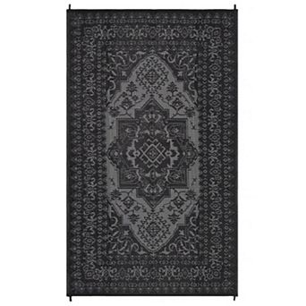 Waterproof Outdoor Patio Rug, Large Plastic Straw Rugs, Non-Slip Reversible Mat