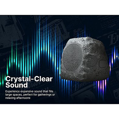 Emerson Rock Party Solar Bluetooth Speaker