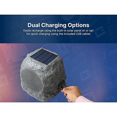 Emerson Rock Party Solar Bluetooth Speaker