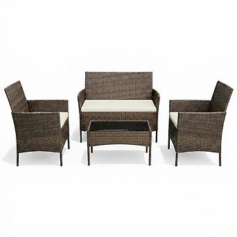 4 pc Patio Furniture Set