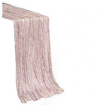 Cheesecloth Table Runner, Boho Gauze Fabric, Rustic Decor for Wedding & Party
