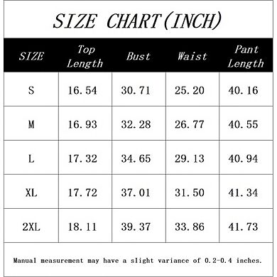 Women's Sleeveless Crew Neck Top and Pants Set