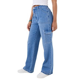 Joe Browns Women's Plus Size Denim Cargo Pants