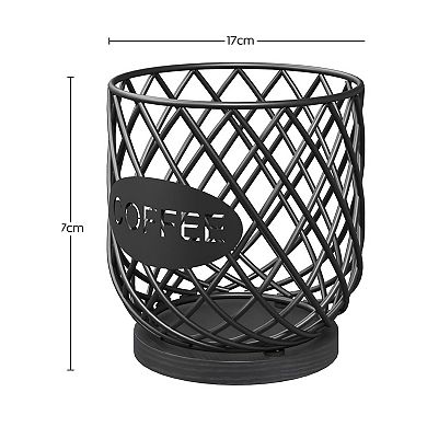 Coffee Pod Holder K Cup Organizer Large Capacity Countertop Basket