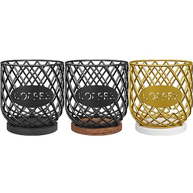 Coffee Pod Holder K Cup Organizer Large Capacity Countertop Basket