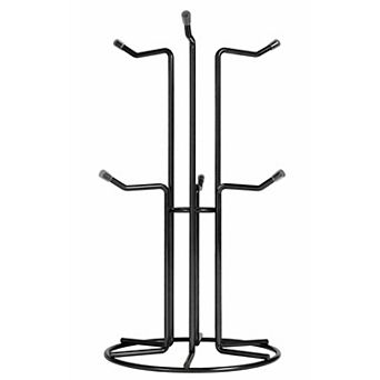 Metal Mug Holder Tree Stand 6 Hook Coffee Cup Rack for Countertop