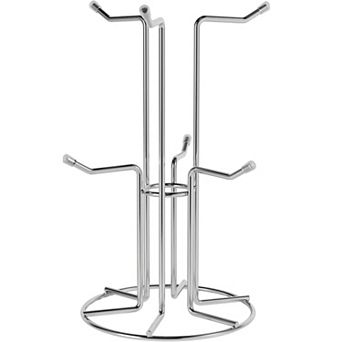Metal Mug Holder Tree Stand 6 Hook Coffee Cup Rack for Countertop