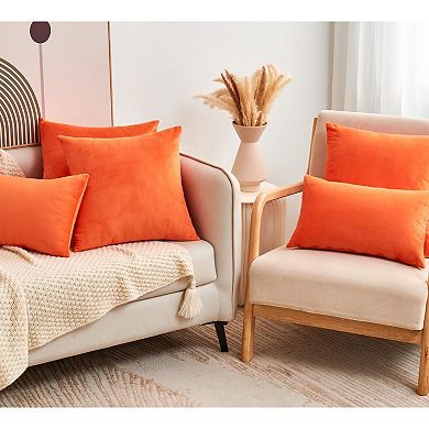 Throw Pillow Covers Decorative Set of 2 Pillow Covers, Soft Pillowcases for Couch Sofa Bed Living