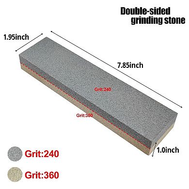 Dual Sided Whetstone Knife Sharpening Stone 240 360 Grit Tool