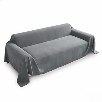 Washable Couch Cover for Dogs Chenille with Tassels