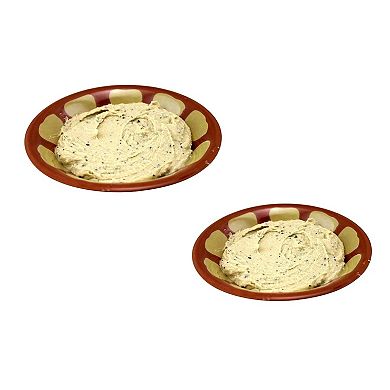Melamine Dip Bowl Set Hummus Guacamole Serving Dish Pack of 2