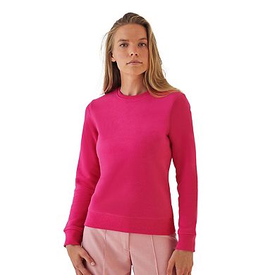 B&C Womens/Ladies Queen Crew Neck Sweatshirt
