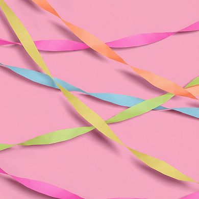 Summer Party Crepe Streamers 5 Rolls 82ft Tropical Luau Birthday Bachelorette Decor