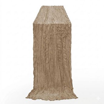 Cheesecloth Table Runner, Rustic Gauze Fabric, Decorative for Wedding & Party