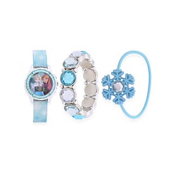 Disney's Frozen Anna & Elsa Kids 35mm LCD Watch & Bracelet Set - FZN45155KL
