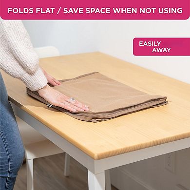 Cedar Moth Proof Storage Bags 2 Pack Underbed Clothes Organizer for Sweaters Bedding