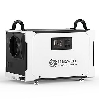 Moiswell 155 Pint Commercial Dehumidifier with Pump Energy Star Certified for Basement Crawl Space