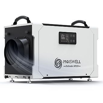 Moiswell 235 Pints Commercial Dehumidifier with Pump for Warehouse, Basement, Industry Water Damage