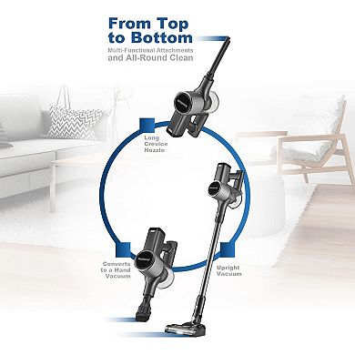National 2-in-1 Cordless Upright and Handheld Vacuum Cleaner