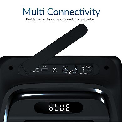 IQ Sound TorusFLEX 2x10-Inch Portable Bluetooth DJ Speaker