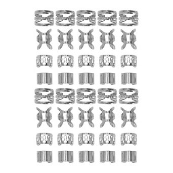40 pc Hollow 4 Styles Hair Cuffs Dreadlock