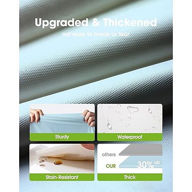 10-Pack Disposable Plastic Tablecloths, Leakproof, Sturdy, Waterproof