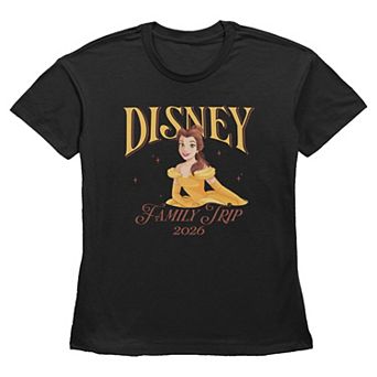 Women's Disney's Beauty and the Beast Belle Family Trip 2026 Graphic Tee