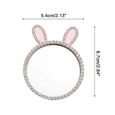 Rabbit Ears Mirror Phone Case Decoration 1 Pc