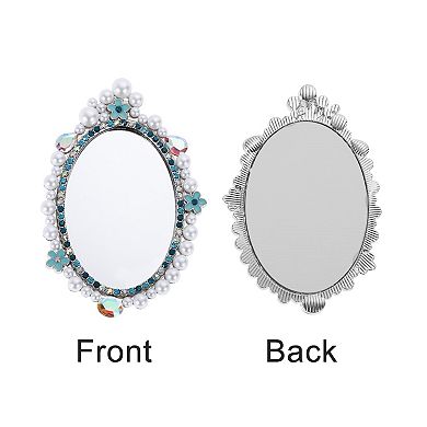 Faux Pearl Mirror Phone Case Decoration 1 Pc