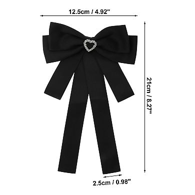 Women's Large Bowknot Ribbon Bow Brooch 1Pc