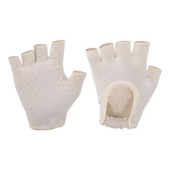 Durable Fingerless Yoga Gloves One Size 1Pair