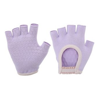 Durable Fingerless Yoga Gloves One Size 1Pair