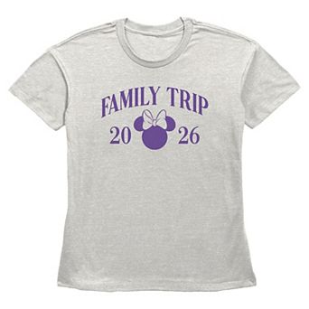 Women's Disney's Minnie Mouse Family Trip 2026 Graphic Tee