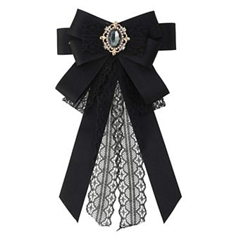 Women's Lace Bow Ribbon Bow Brooch Pre-Tied 1 pc